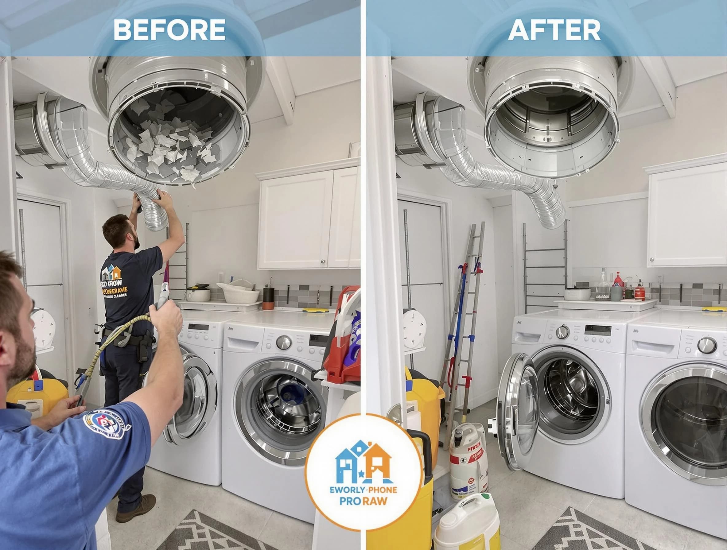 Residential dryer vent cleaning by Burlington Dryer Vent Cleaning in Burlington