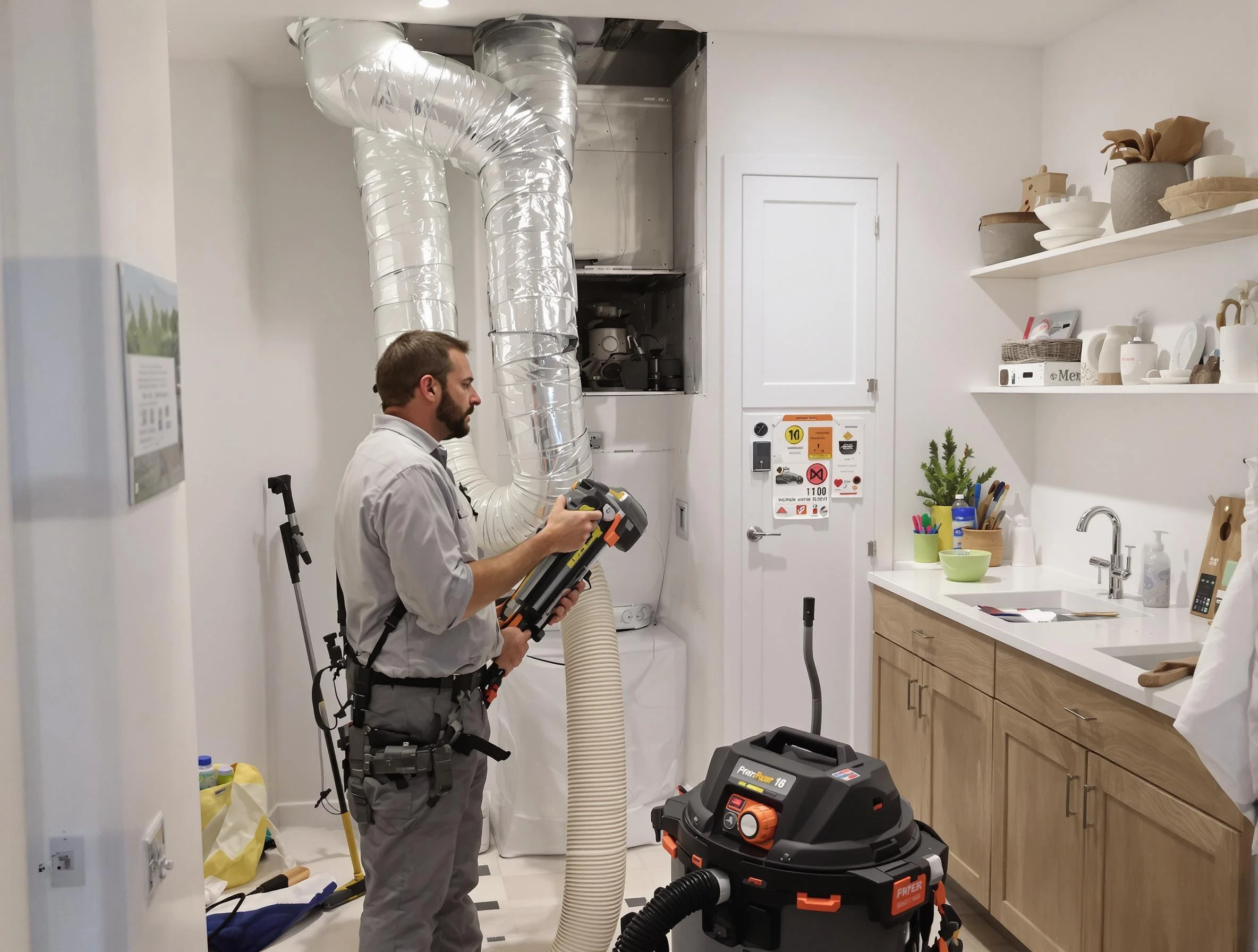 Clogged Dryer Vent Cleaning in Burlington